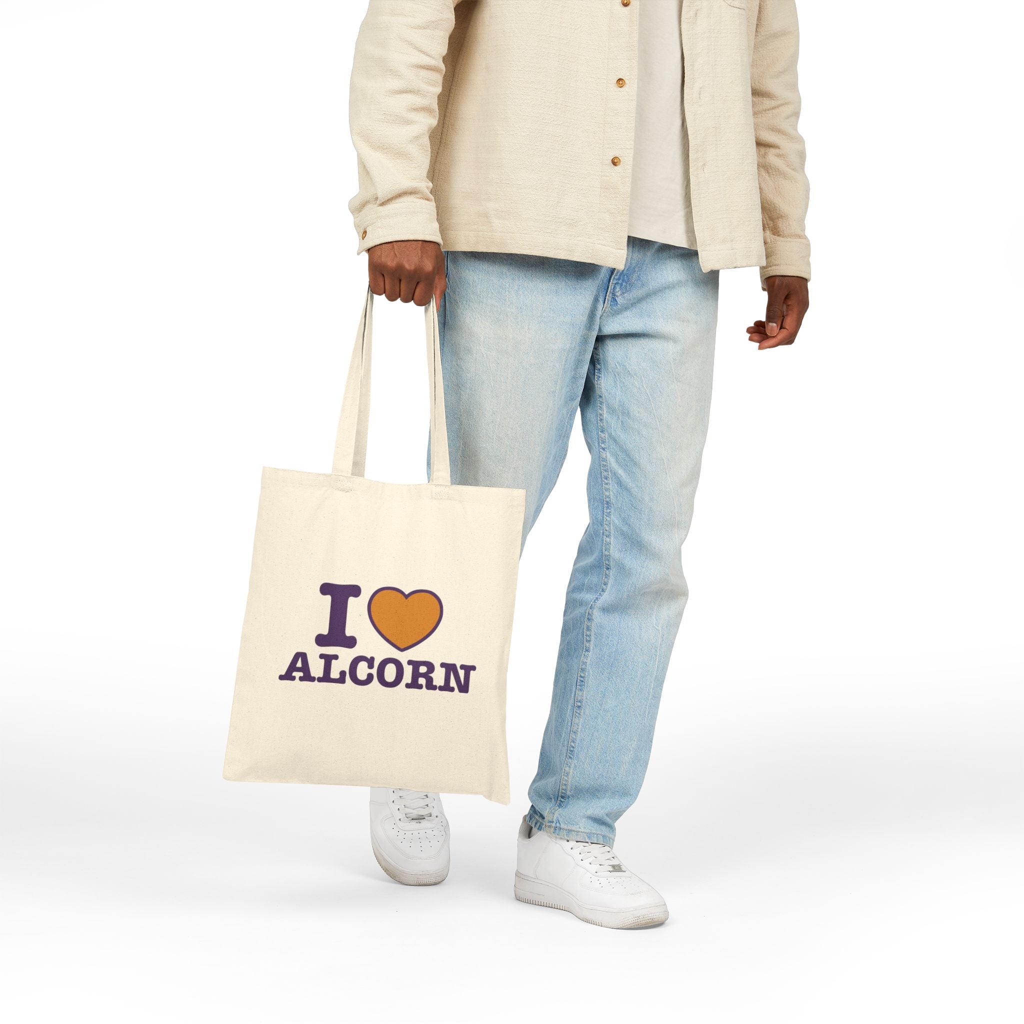 I LOVE ALCORN Canvas Bag 💜💛