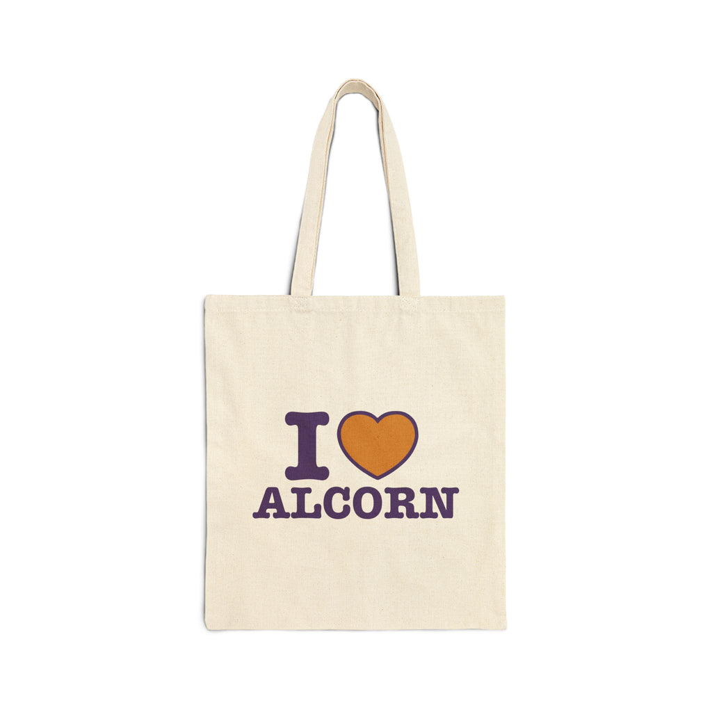 I LOVE ALCORN Canvas Bag 💜💛